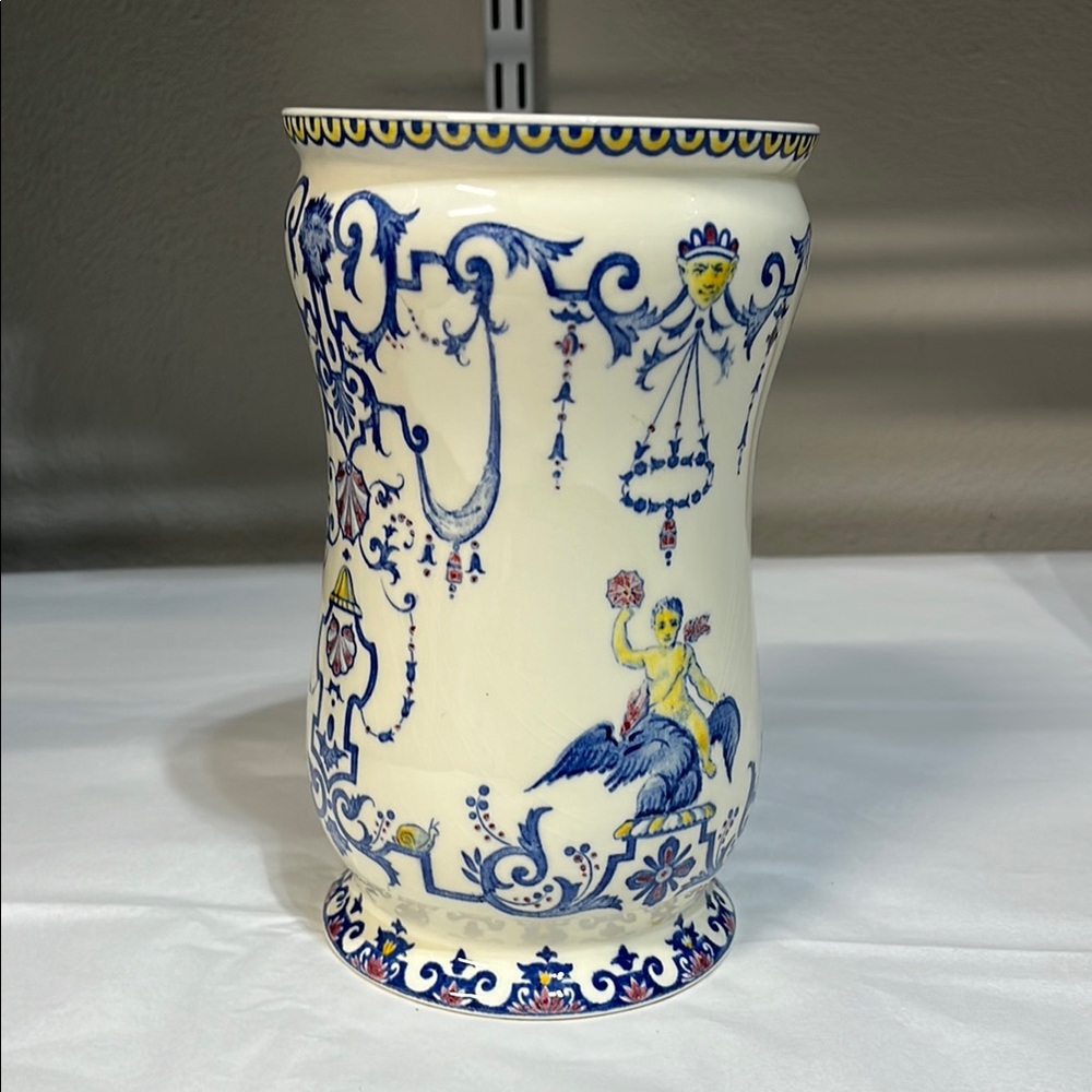 Antique Musee De La Faiencerie De Gien Decorative Vase